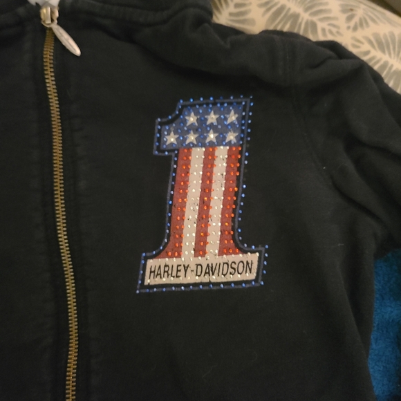 Harley-Davidson Black Full-zip sweatshirt